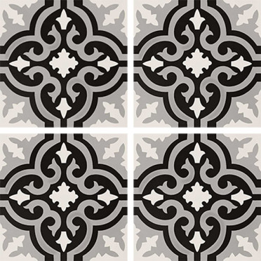 Керамогранит DECO ANTHOLOGY ORIGINAL B B&W 20x20 от Elios/Exelle (Италия)