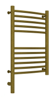 Полотенцесушитель электрический 600х400 Сунержа Богема + выгнутая 05-5802-6040 бронза