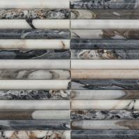 pixmosaic PIX 340 Bvlgari, Convex, чип 20х151 мм, сетка 300х305х12 мм, Матовая