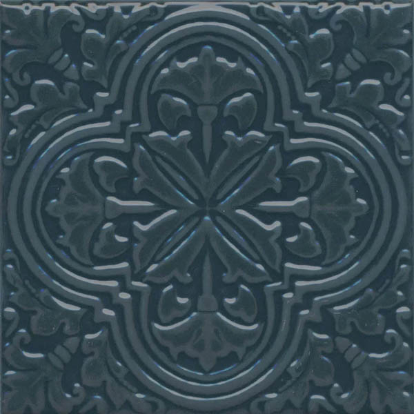 Декор Фес бирюзовый тёмный глянцевый (KMD3STA004BN) 15x15x0.77 от Kerama Marazzi (Россия)