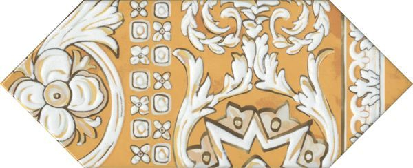 Декор Алмаш 2 жёлтый глянцевый (HGD/B513/35000) 14x34x6.9 от Kerama Marazzi (Россия)