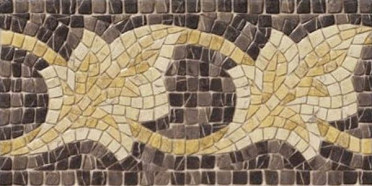 Бордюр Cenefa Afrodita Tabaco 21.7x43.5 от Vives Ceramica (Испания)