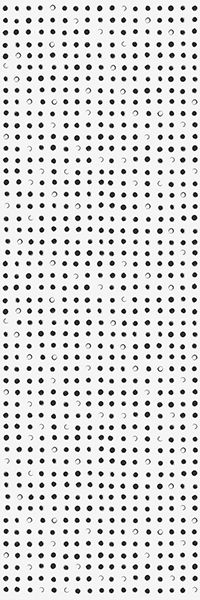 Вставка Trendy точки черный TY2U231-63 25x75 от Mei (Германия)