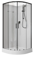 Душевая кабина Aquanet Passion EVO 100R Black 100x100 00282010