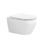 Унитаз подвесной с сиденьем микролифт Aquatek Лея AQ1199-00 безободковый