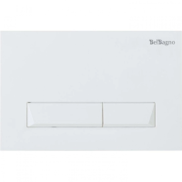 Кнопка смыва BelBagno MARMI BB009-MR-BIANCO белая