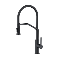 Смеситель для кухни с выдвижной лейкой Omoikiri Makkari 2 Plus-GB--BL 4994495 графит