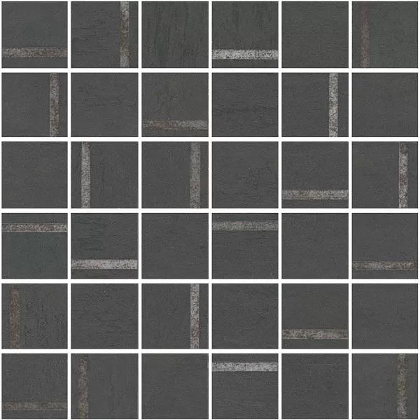 Декор Гварди 2 мозаичный антрацит матовый обрезной (SG640520\MM) 30x30x0.9 от Kerama Marazzi (Россия)