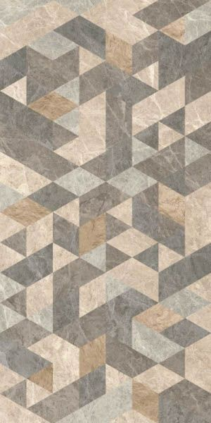Керамогранит Marmostone Декор "Микс Гео" 7ЛПР R9 9мм (K951329LPR01VTET) 60x120 от Vitra (Россия)