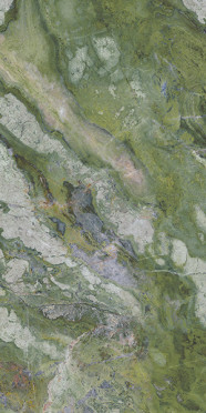 Керамогранит Marmi Ultra Marmi Brilliant Green luc. (UM6L157635) 75x150 от Ariostea (Италия)