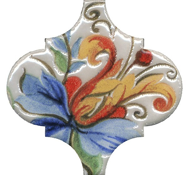 Декор Арабески Тоскана 4 глянцевый (VT/A580/65000) 6.5x6.5x0.7 от Kerama Marazzi (Россия)