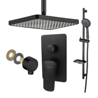 Душевая система Aquatek Вега AQ1075MB черный