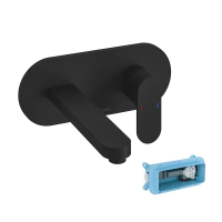 Смеситель для раковины Ravak CR 019.20BL.O1 X070430, чёрный