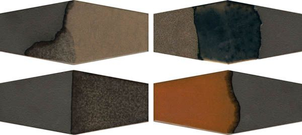 Декор LOSANGA RAKU MIX (I9R03052) 19.5x8.5 от ABK Ceramiche (Италия)