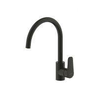 Смеситель для кухни, черный Bravat Source F7173218BW-ENG