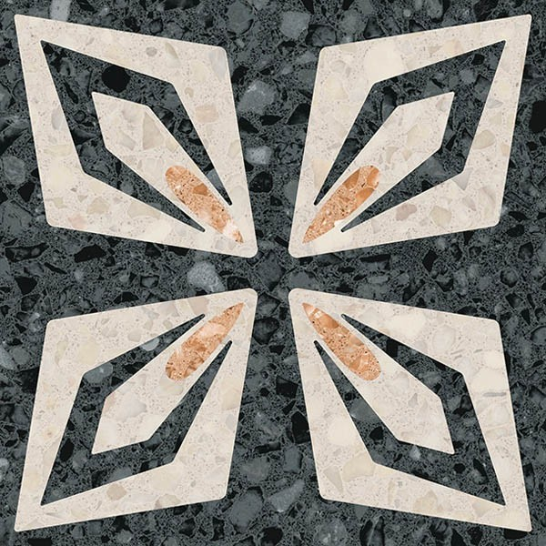 Керамогранит NIZA Vietri-R Negro 20x20 от Vives Ceramica (Испания)