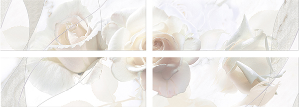 Панно Calacatta Rosa (Комп 4 Шт) 48.4x70 от Eletto Ceramica (Россия)