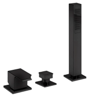 Смеситель Cezares Porta PORTA-BVDM3-NOP на борт ванны черный