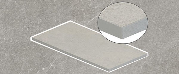 Фронтальная ступень SHALE GREIGE GRADONE COSTA LUCIDA (SL03G6S) 30x60 от Italgraniti (Италия)