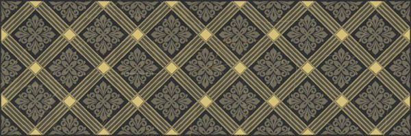 Декор Royal чёрный 20x60 от Laparet