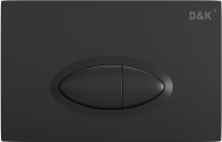 Кнопка смыва D&K Rhein.Marx DB1399025 черная