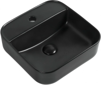 Раковина накладная Aquanet City 40 T26A MB черная