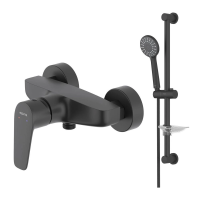 Комплект смесителей для душа Aquatek Бетта AQ1132MB черный