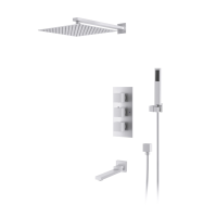 Душевая система D&K Bayern.Liszt DA2515608A04 белая