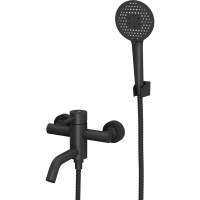 Смеситель для ванны RUSH Melos SUS1101-44Black черный