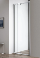 Душевая дверь в нишу Cezares Variante 130 см. профиль хром, стекло прозрачное