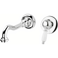 Встраиваемый смеситель для раковины Cezares Elite ELITE-BLS1-01-Bi хром