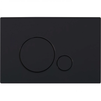 Кнопка смыва BelBagno Sfera-R BB017-SR-NERO.M черная