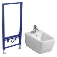 Комплект биде подвесное Geberit it! 231910000+инсталляция Aquatek Standart 50 INSB-0000001