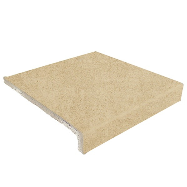 Фронтальная ступень Peldano Recto Evo Beige 31.7x31.7x4 от Gresmanc (Испания)