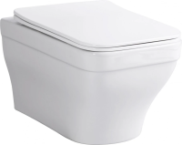 Унитаз подвесной с сиденьем микролифт Aquanet Elegant Elegant W LX-1163 безободковый