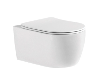 Унитаз подвесной с сиденьем микролифт Aquatek Европа AQ1106T-00 безободковый