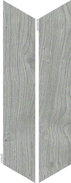 Керамогранит ELEGANCE GREY CHEV (лев+прав) 8x40 от Oset (Испания)