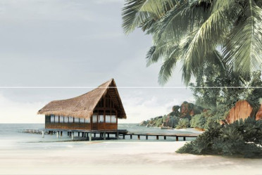 Панно Ailand из 2 плиток (PWA11ALD3) 40x60x0.75 от Alma Ceramica (Россия)