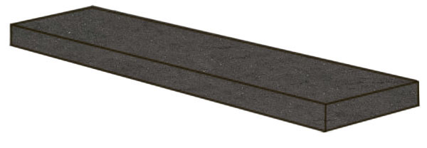 Угловая ступень POETRY STONE RELOADED ANGD.BASALTINA DARK NAT R (PF60017689) 32x120 от ABK Ceramiche (Италия)