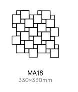 Мозаика Tardivo Bianco-M MA18 (Art##0007121) 33x33 от Nanogress (Китай)