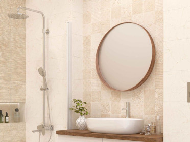 Настенная плитка Eva cremo бежевый 25x40 от Creto (Россия)