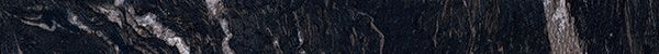 Бордюр SENSI GEMS TITANIUM BLACK BATT. (PF60005667) 5.5x120 от ABK Ceramiche (Италия)