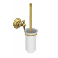 Ершик для унитаза Nicolazzi 1490BZ белый;бронза