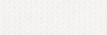 Настенная плитка Vida Struttura Foglia 3D Bianco Rett (RA6J) 30x90 от Ragno (Италия)