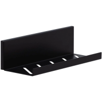 Полка Aquanet Магнум 300x80 черная матовая, открытая