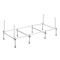 Монтажный комплект для ванны 150 Santek Ламма 1.WH50.1.748 каркас со слив-переливом и креплениями