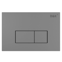 Кнопка смыва D&K Rhein DB1499006 серая