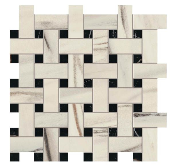 Мозаика Marvel Dream Bianco F. Basket Weave Matt (AOVJ) 30.5x30.5 от Atlas Concorde (Италия)
