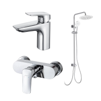 Комплект смесителей для ванны Aquatek Вега AQ1036CR хром