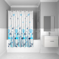 Штора для ванной Iddis Promo P31PV11i11 белый;голубой